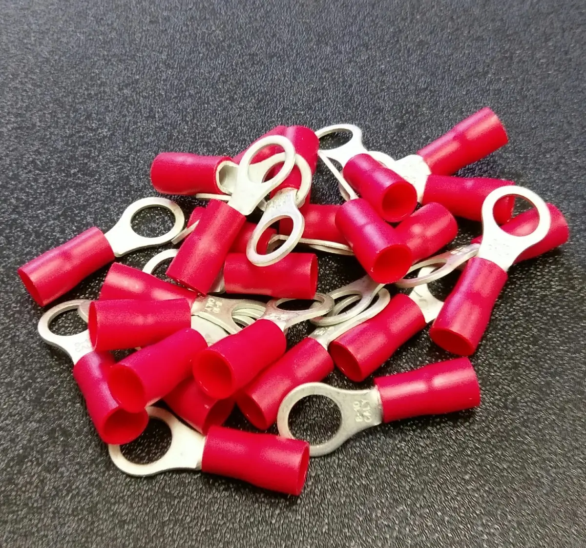 Xscorpion Rtt838r 3/8" 8 Gauge Crimpable Ring Terminals 1