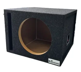 King Boxes S10v Single Vented 10" Subwoofer Box 1