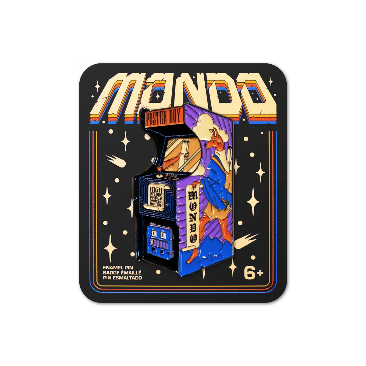 Mondo Poster Boy Enamel Pin 1