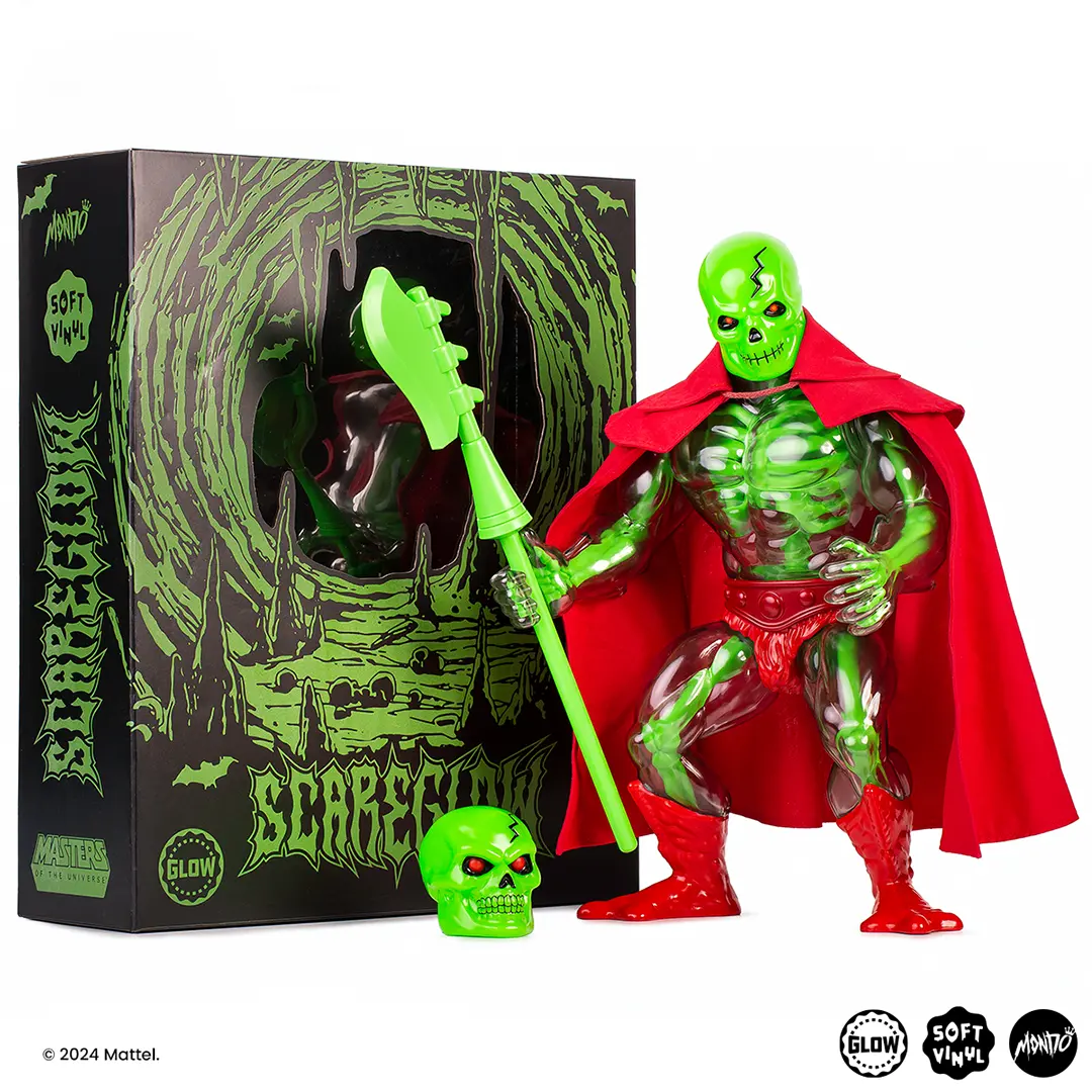 Masters Of The Universe - Scareglow Soft Vinyl Figure - Necromancer Variant 1