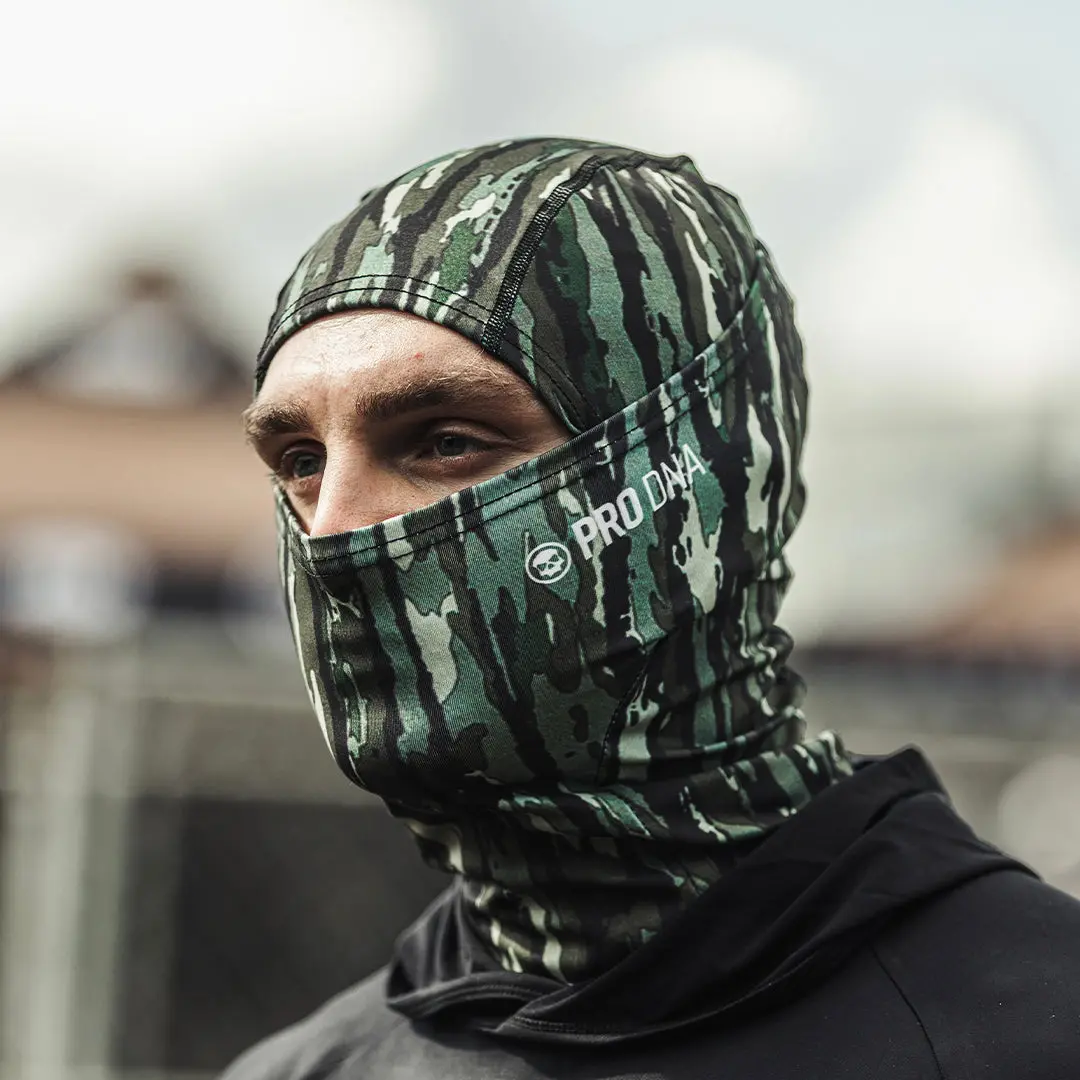 Sheisty Balaclava Headwrap - Green Tree Camo 1