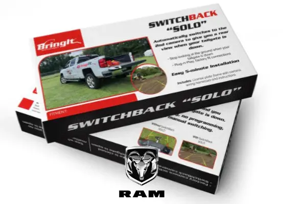 Switchback Solo Tailgate Camera For Select Ram Vehicles 1