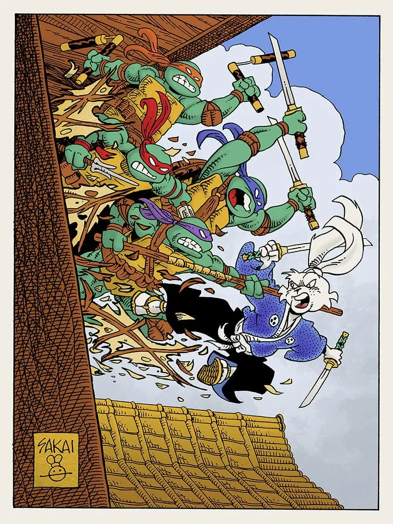 Usagi Yojimbo Vs The Turtles 1
