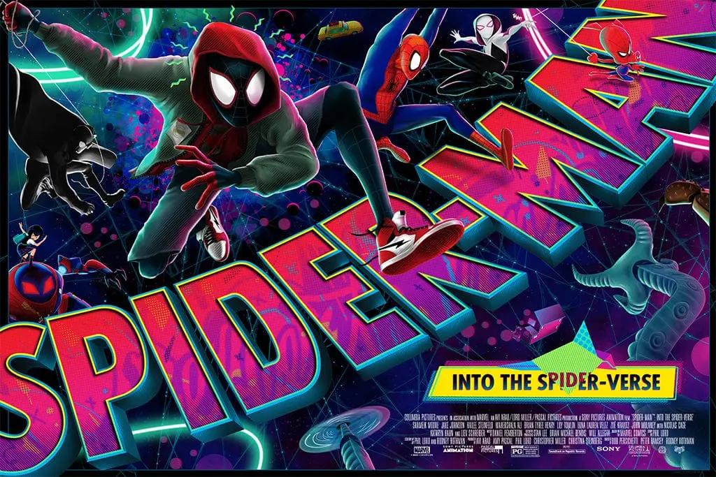 Spider-Man: Into The Spider-Verse Screenprinted Poster 1