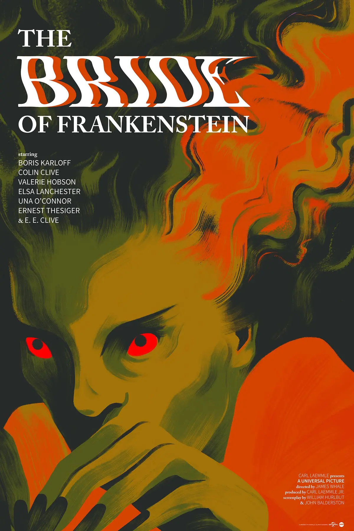 The Bride Of Frankenstein Variant Poster 1