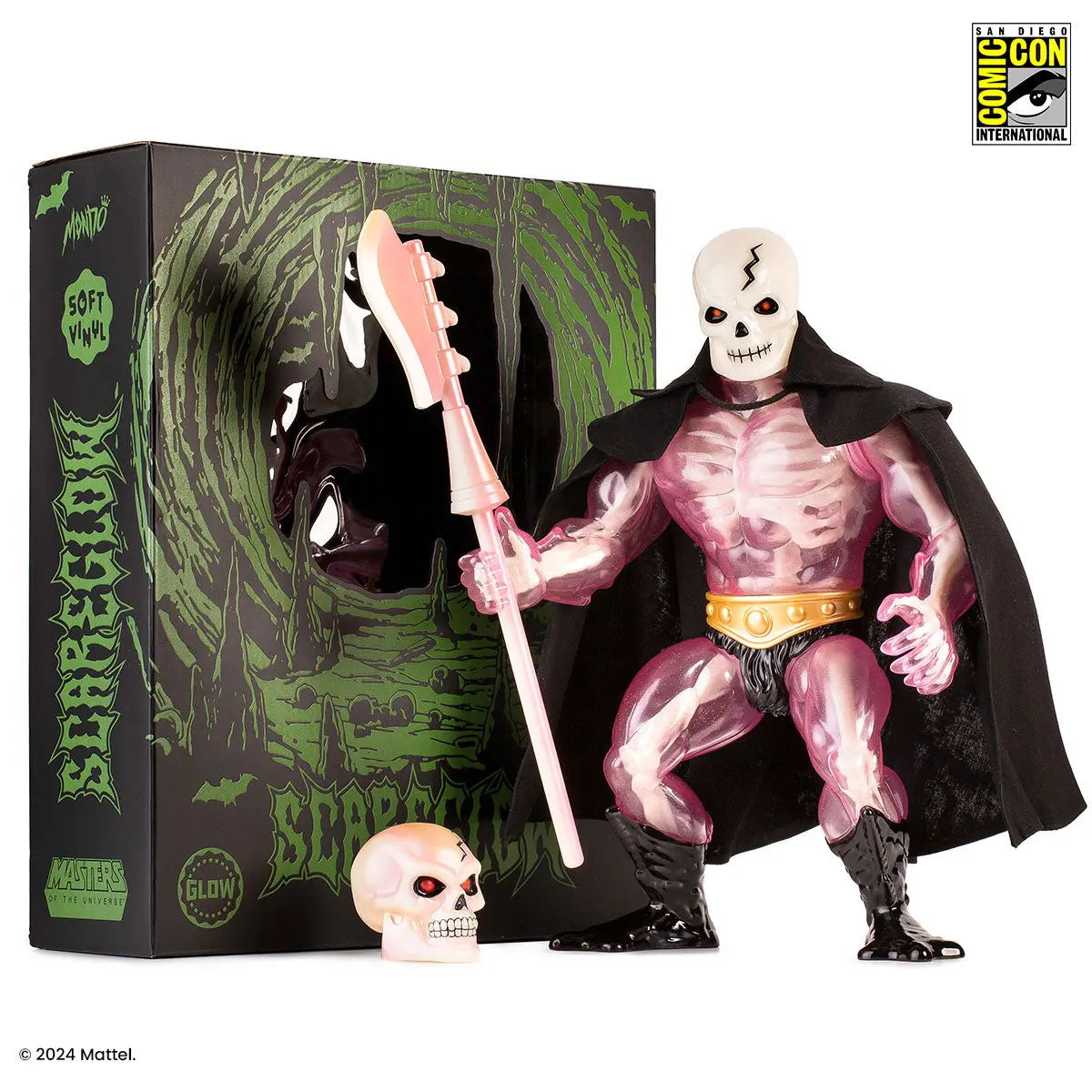Masters Of The Universe - Scareglow Soft Vinyl Figure - Cherry Blossom Glow In The Dark Variant 1