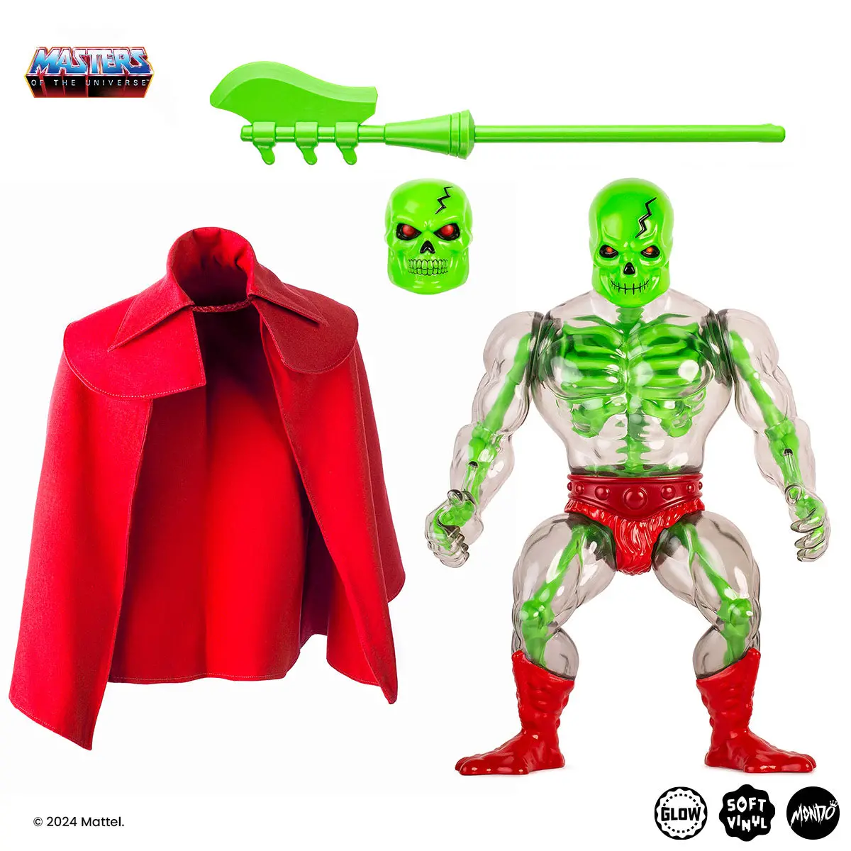 Masters Of The Universe - Scareglow Soft Vinyl Figure - Necromancer Variant 2