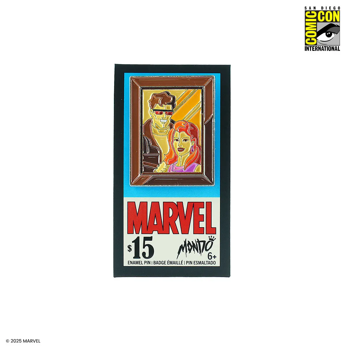 Scott & Jean Picture Enamel Pin 1