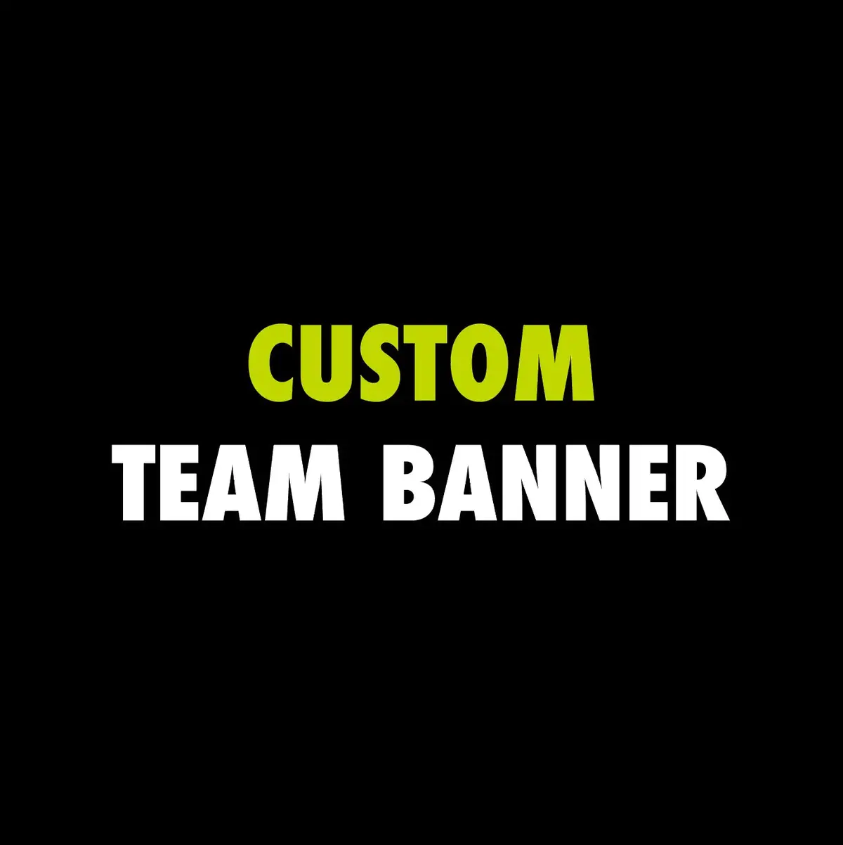 Custom Team Banner - 2.5"X4" 1