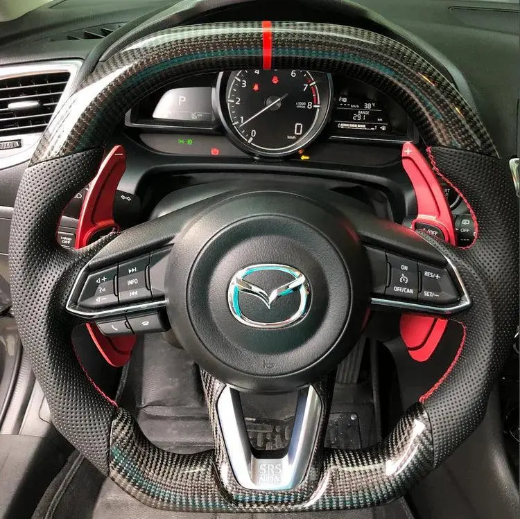 Ttd Craft Mazda Cx-3 2018-2021 Carbon Fiber Steering Wheel 1