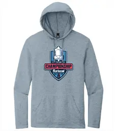2023 Tour Championship Logo Lightweight Hoodie - Heather Flint Blue 1