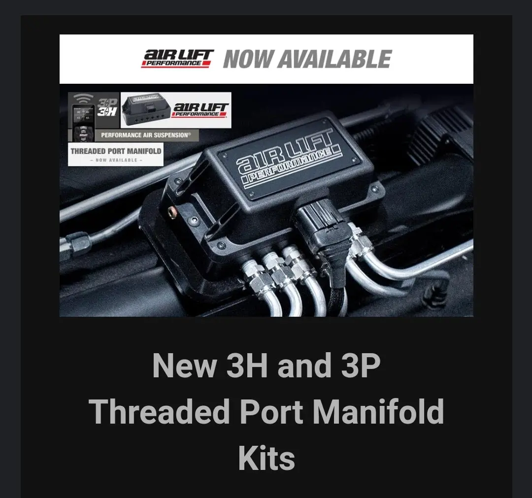 Fnpt Threaded Manifold Kits, 3P & 3H 1
