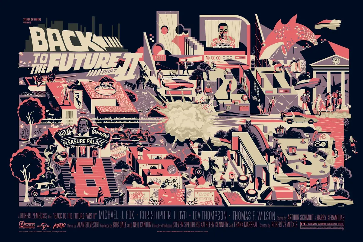 Back To The Future Part Ii Variant Poster 1