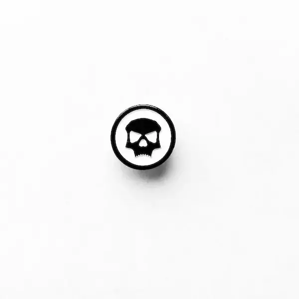 Custom Infamous Skull Metal Pins 1