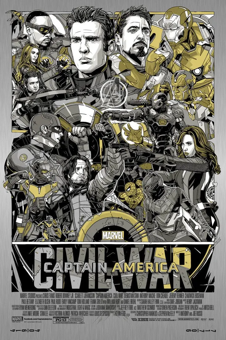 Captain America: Civil War (Vibranium Metal Variant) 1