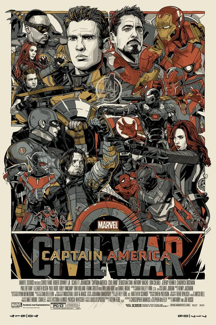 Captain America: Civil War (Variant) 1