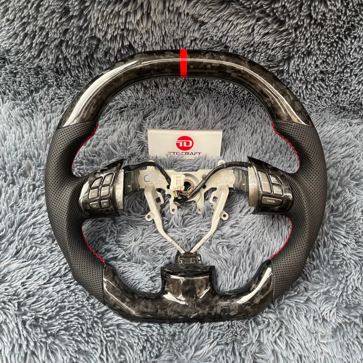 Subaru 2008-2014 Subaru Wrx Sti Forged Carbon Fiber Steering Wheel |Impreza Forester Legacy 1