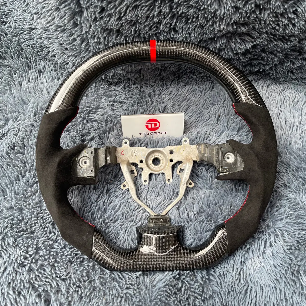 Subaru 2008-2014 Forester /Legacy /Wrx Sti /Impreza Carbon Fiber Steering Wheel 1