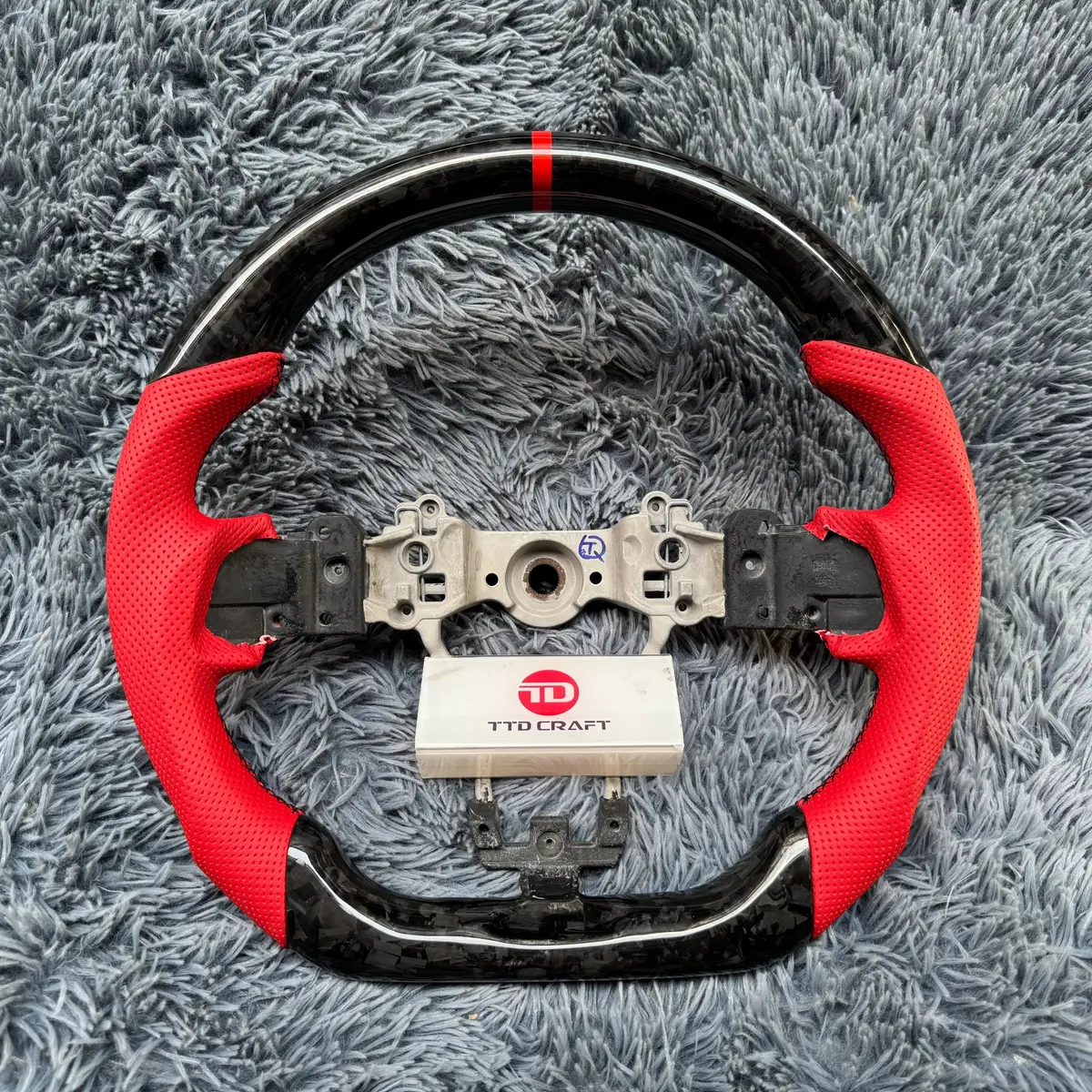 Forged Carbon Fiber Steering Wheel Subaru 2015-2021 Wrx / Sti |Ttd Craft 1