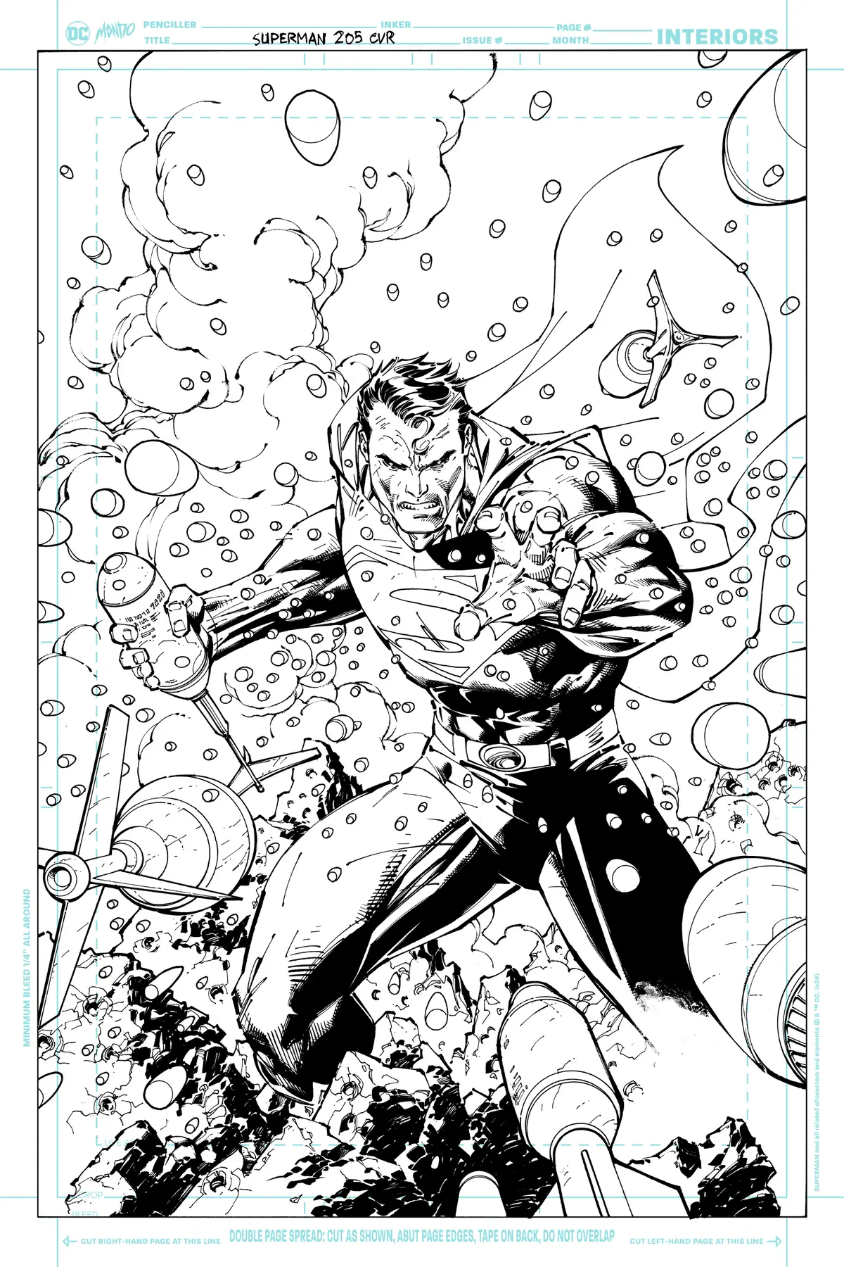 Superman #205 Variant Poster 1
