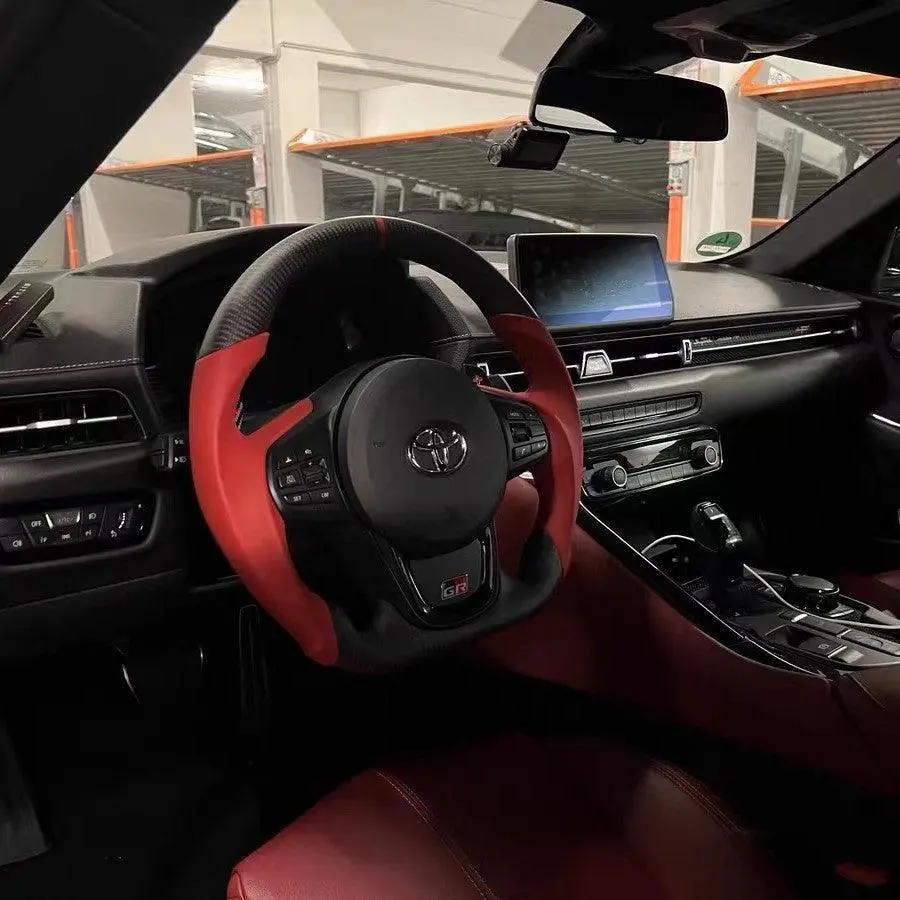 Custom Toyota 2020-2026 Supra Mk5 A90 A91 Carbon Fiber Steering Wheel |Ttd Craft 1