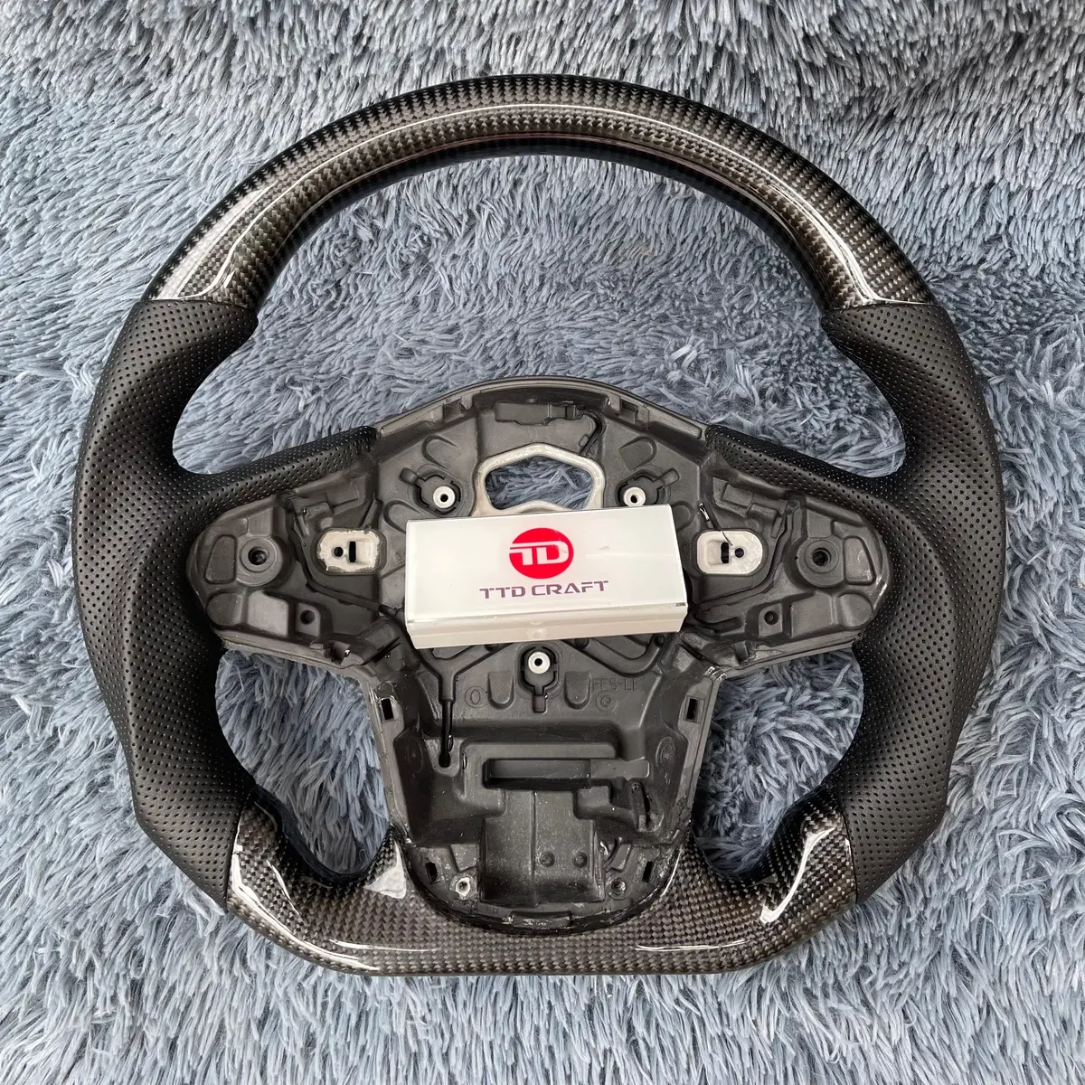 Toyota 2020-2026 Supra Mk5 A90 A91 Black Carbon Fiber Steering Wheel |Ttd Craft 1