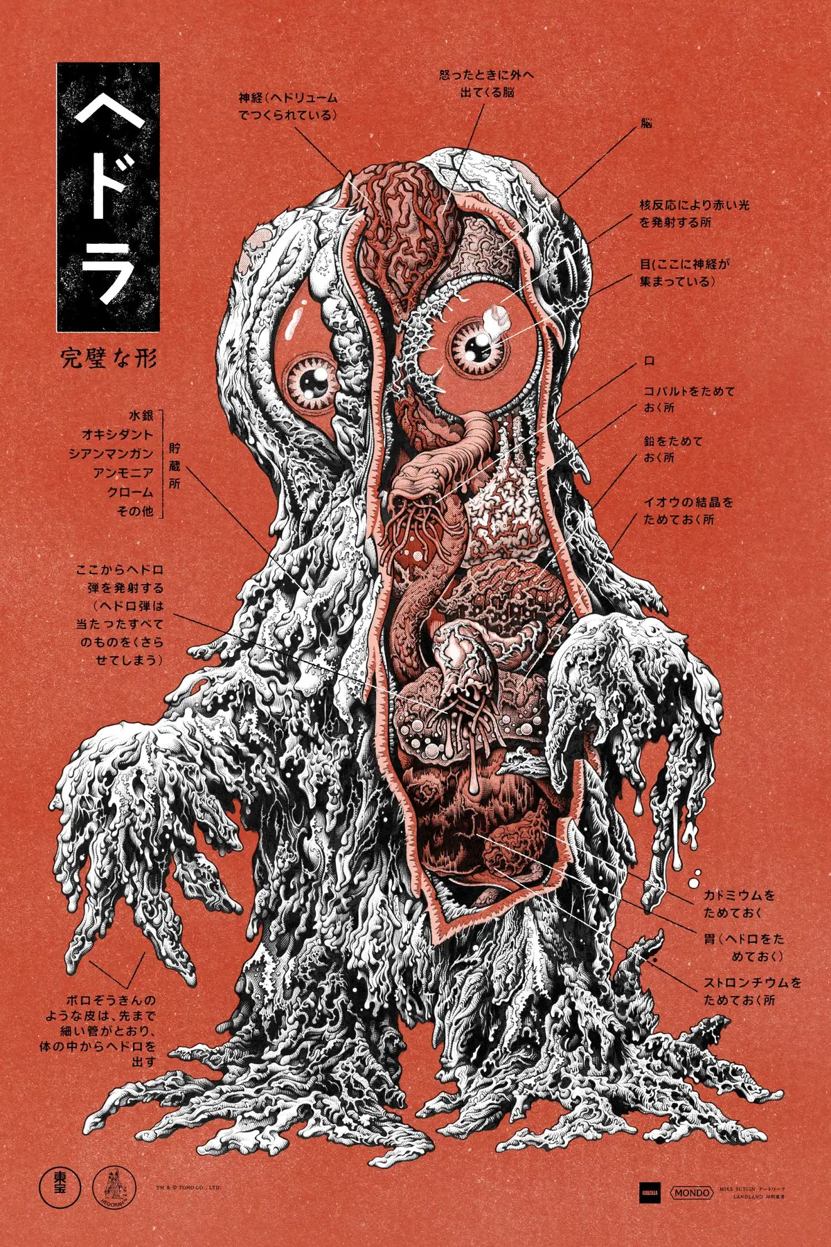 Hedorah Anatomy Variant Poster 1