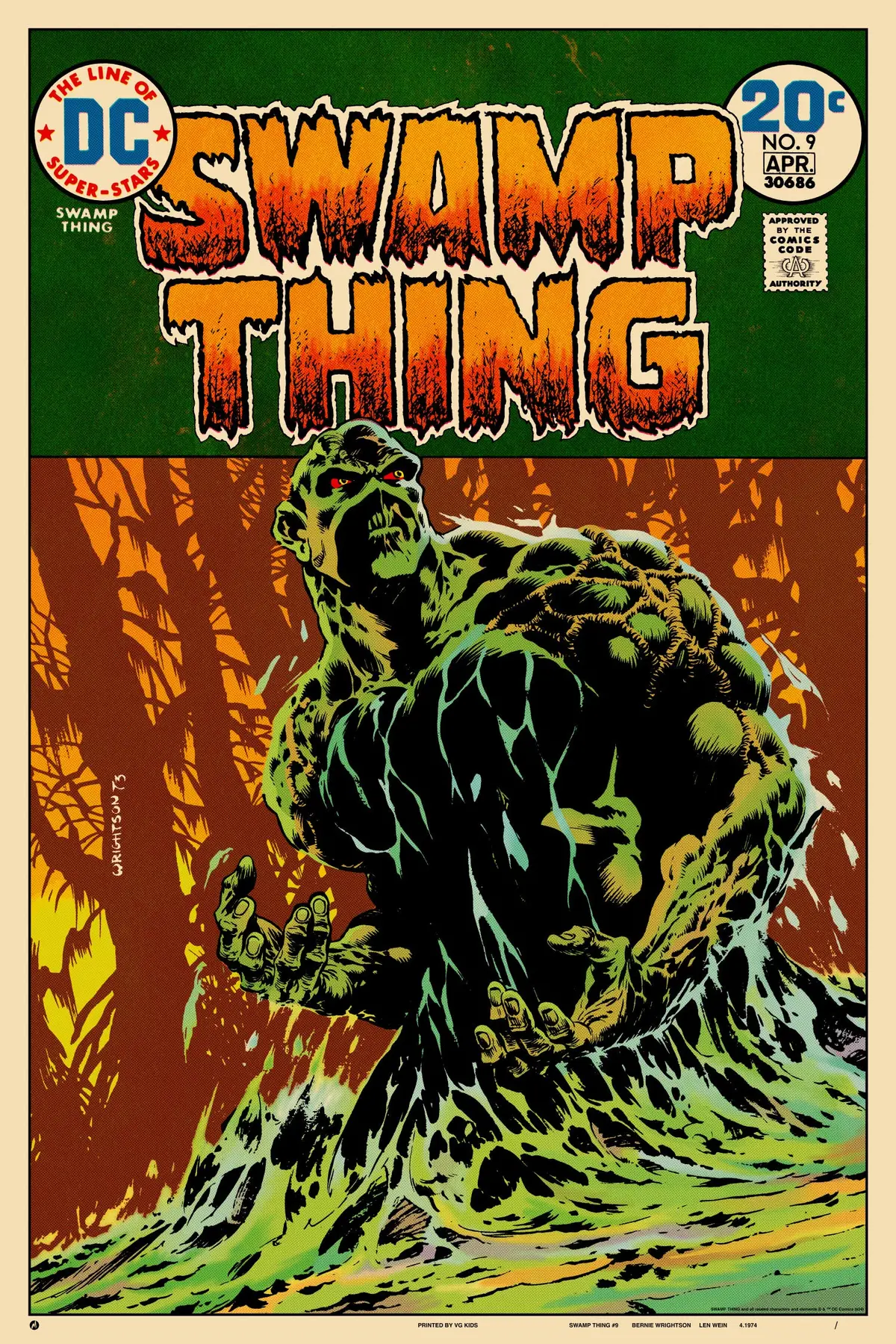 Swamp Thing #9 Poster 1