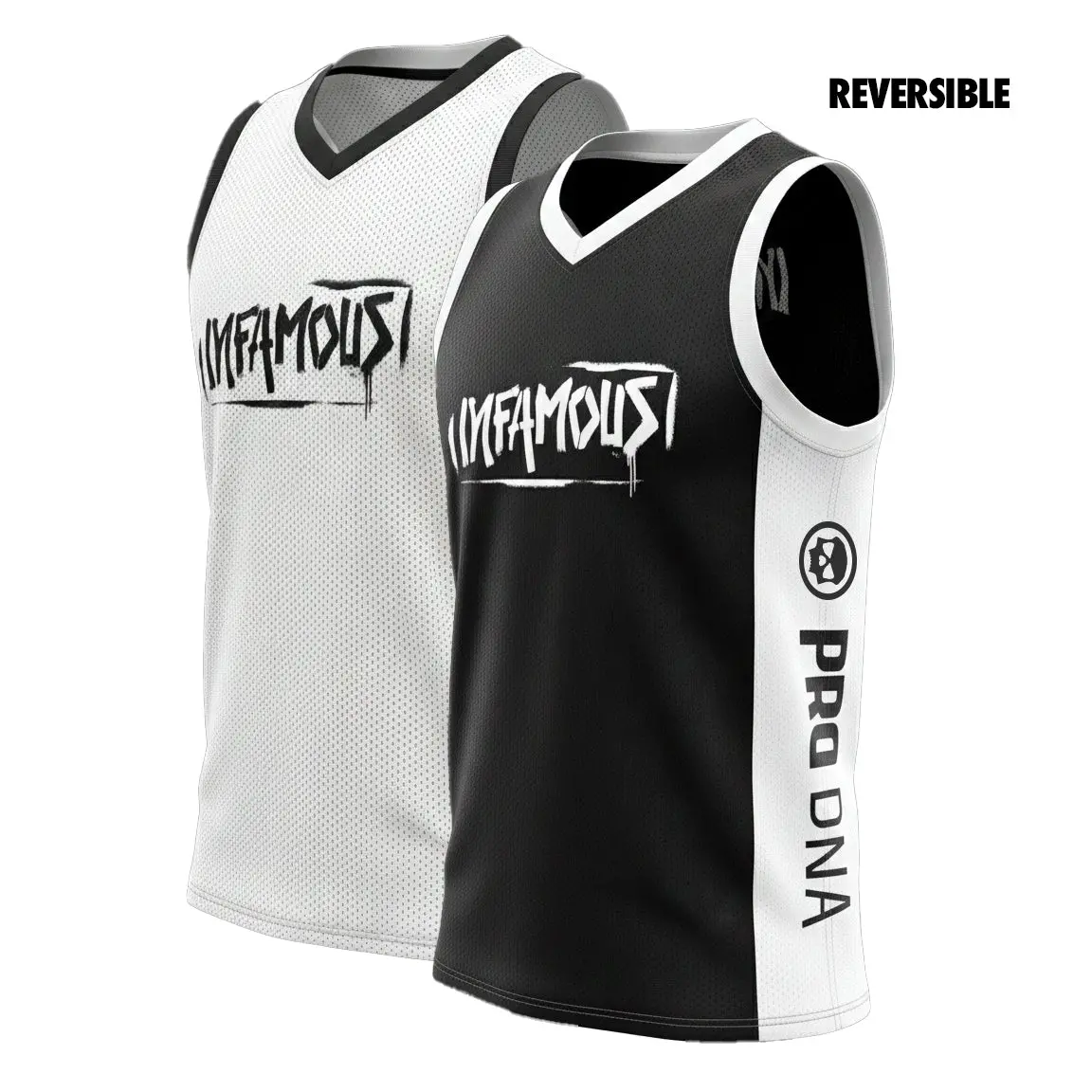 Reversible Tank Top - Infamous White / Black 1