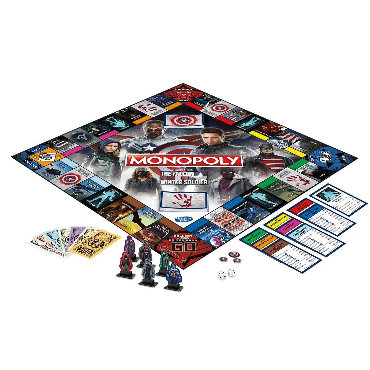 Monopoly: Marvel Studios The Falcon And The Winter Soldier Edition 2