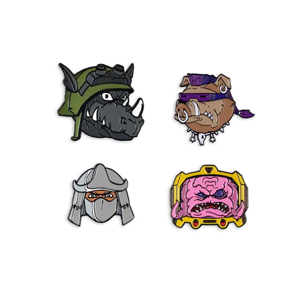 Tmnt Villains 4-Pin Set 1