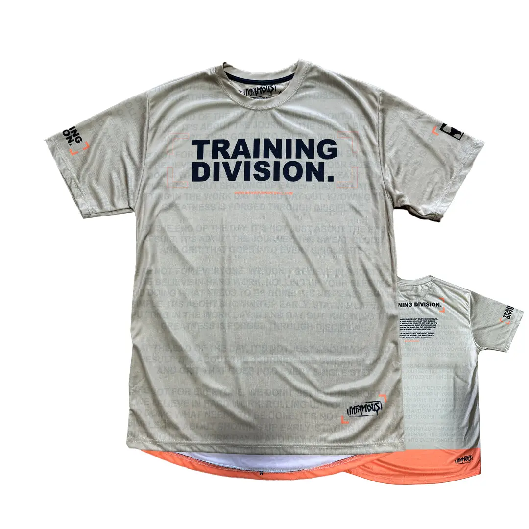 Dryfit Tech T-Shirt - Training Division (Tan) 1