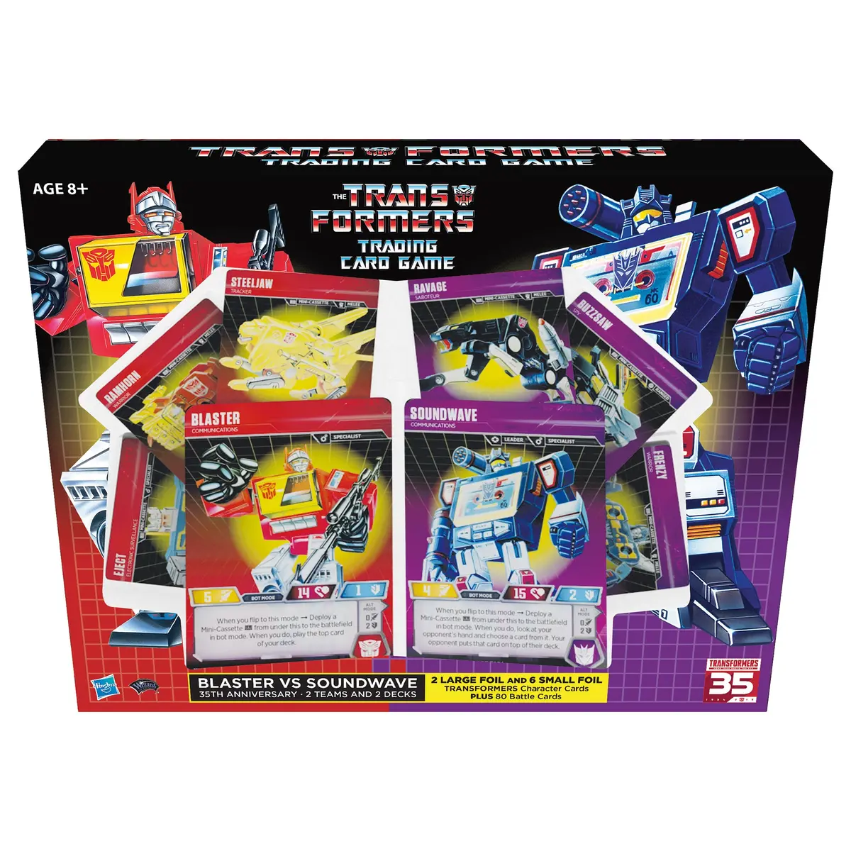 Transformers Tcg Blaster Vs Soundwave 35Th Anniversary Edition 1
