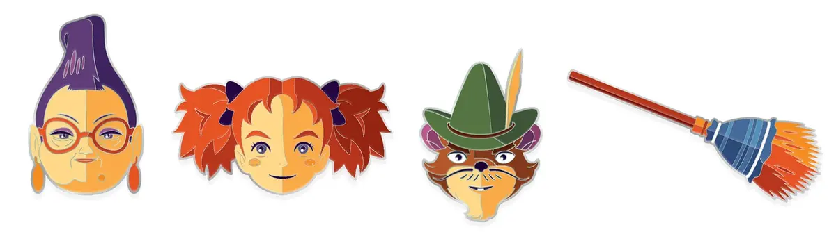 Mary And The Witch's Flower Pin Set 1