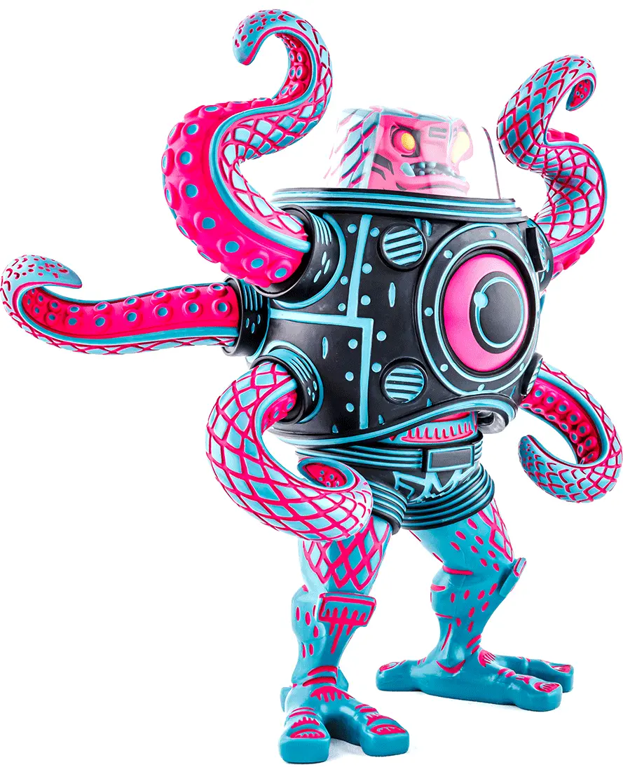 Attack Peter's Takoro - Vinyl Designer Figure - Vice City Rage Variant - Mondo Exclusive 2
