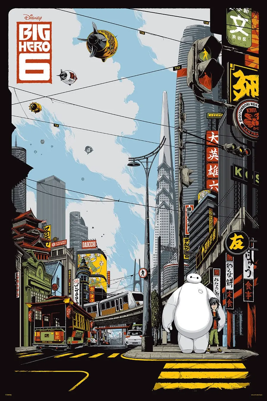 Mondo X Cyclops Print Works Print #06: Big Hero 6 1