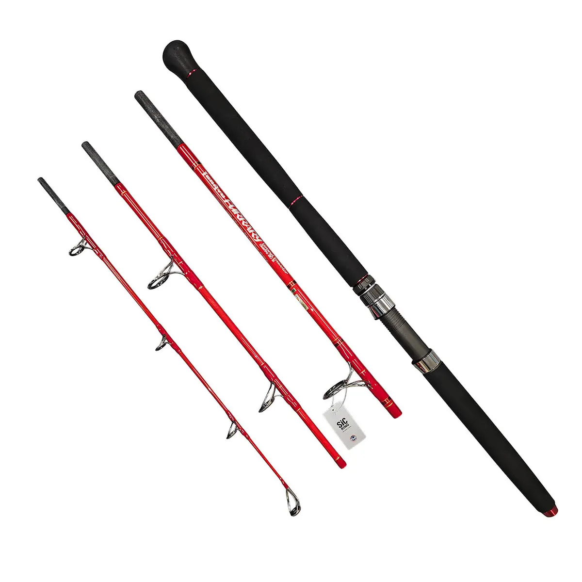 Tenryu Furrary Grand Traveller 4Pce Tuna Spinning Rod 1