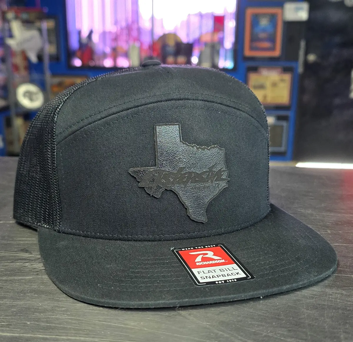 Ekstensive Texas Leather Patch Snapback 1
