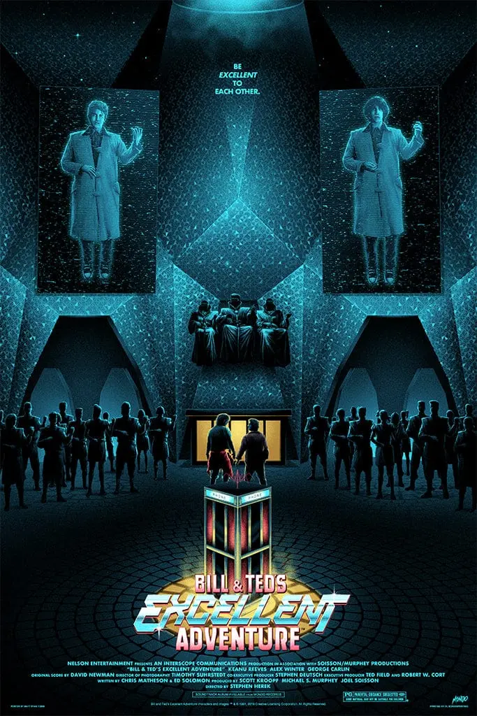 Bill & Ted's Excellent Adventure Poster 1