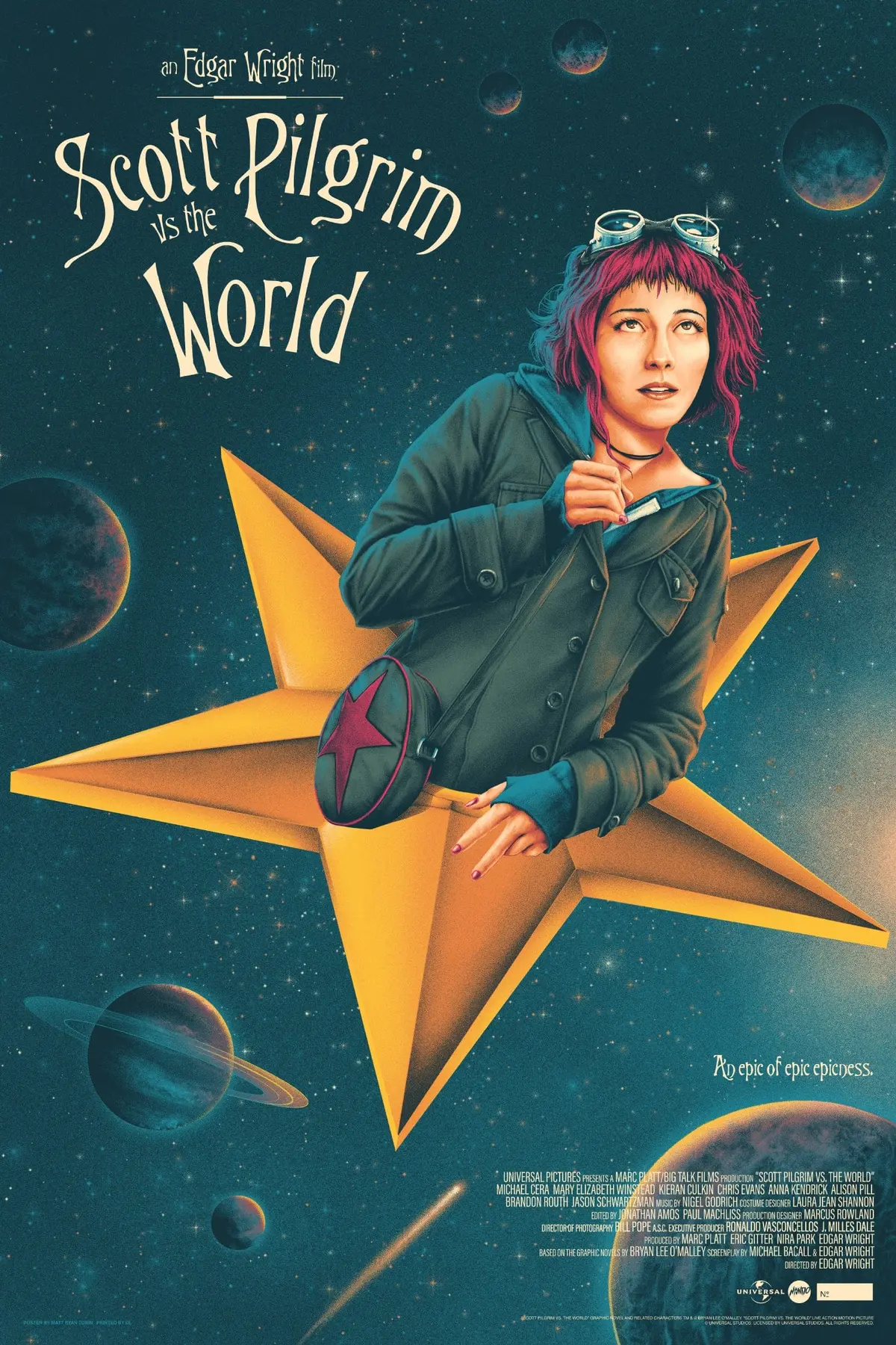 Scott Pilgrim Vs. The World (Pink Hair) - Poster 1