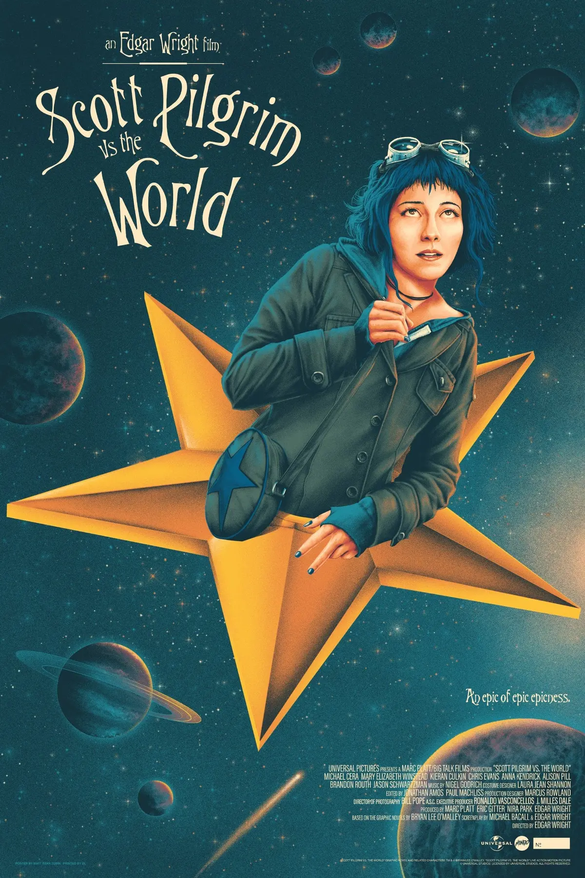 Scott Pilgrim Vs. The World (Blue Hair) - Poster 1