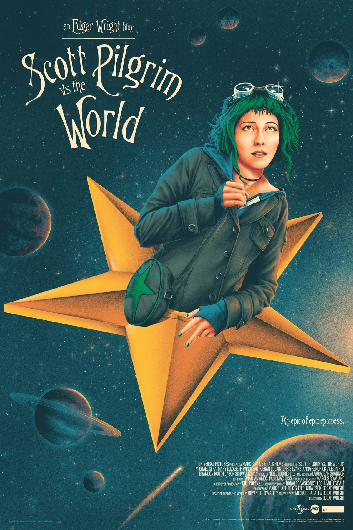 Scott Pilgrim Vs. The World (Green Hair) - Poster 1