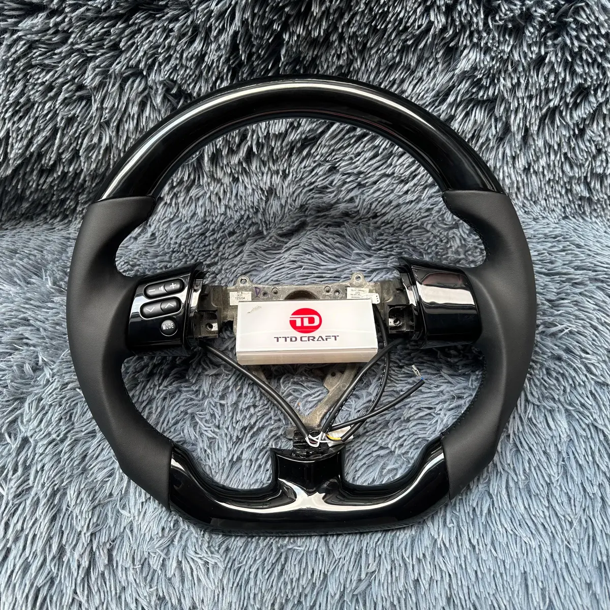 Toyota 2006-2017 Fj Cruiser Piano Black Steering Wheel |Ttd Craft 1