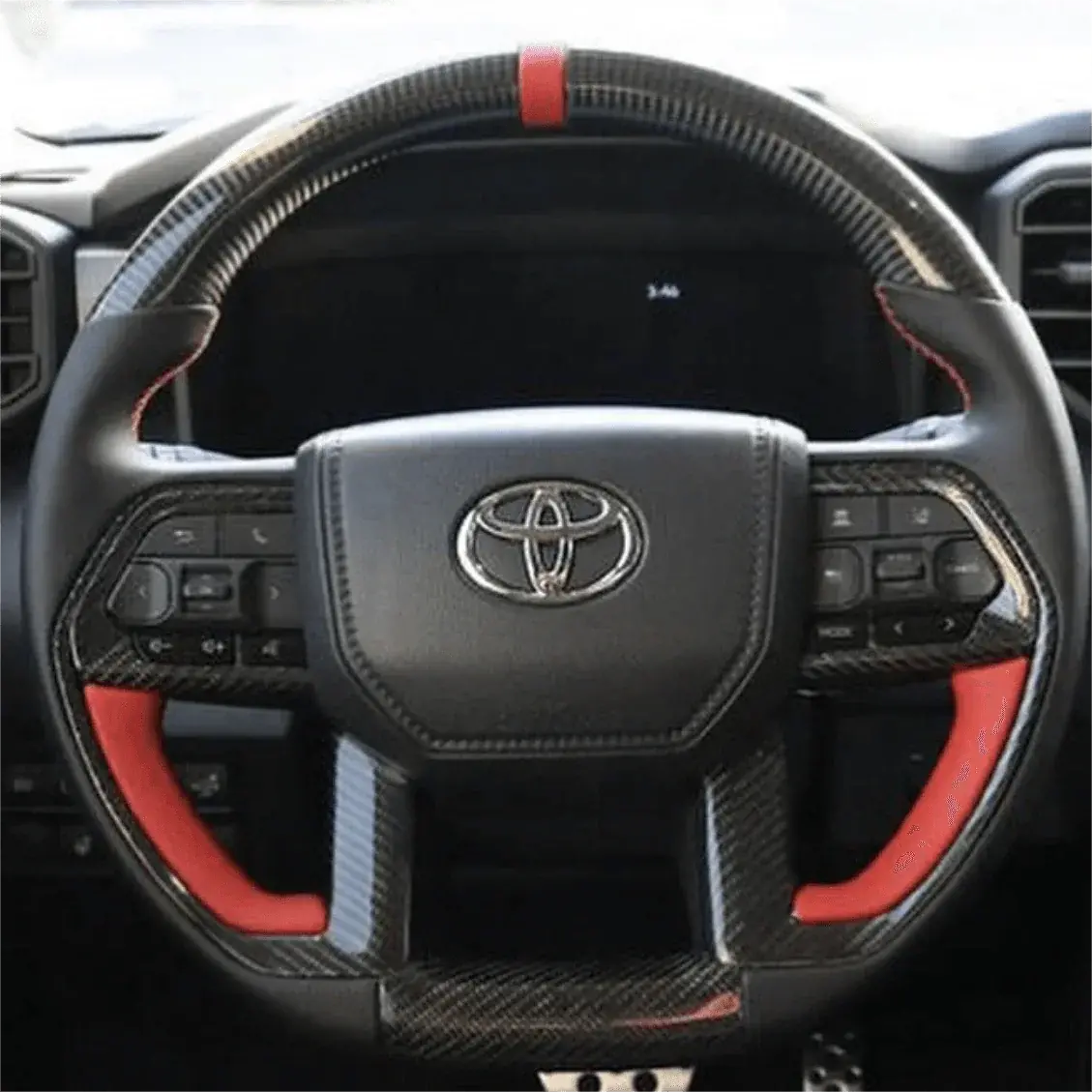 Toyota 2022-2026 Tundra Tacoma Sequoia Carbon Fiber Steering Wheel|Ttd Craft 1