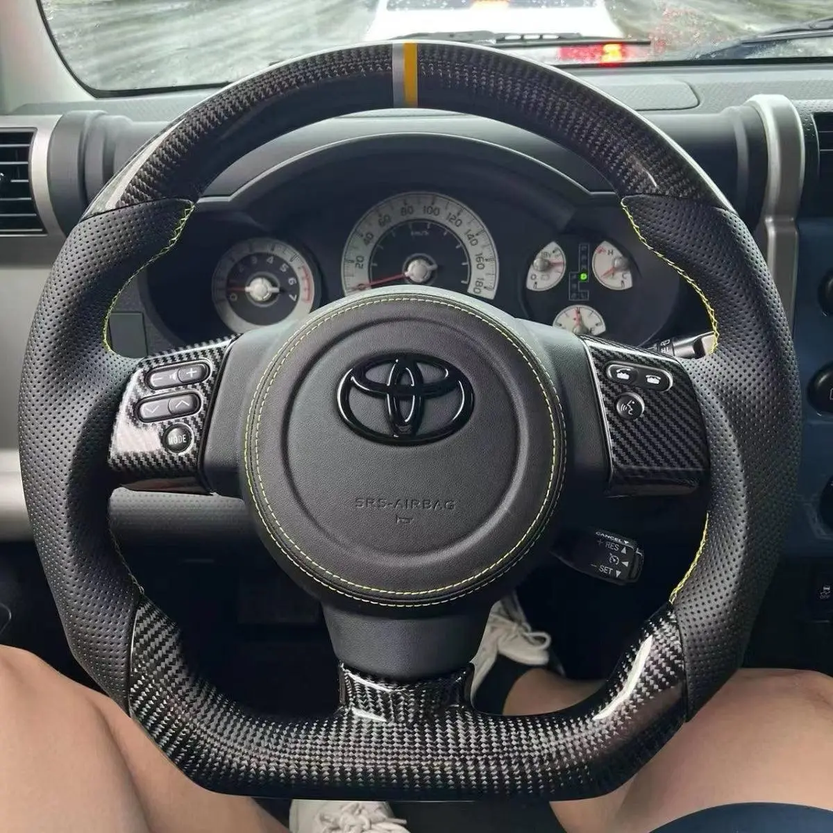 Toyota 2006-2017 Fj Cruiser Carbon Fiber Steering Wheel |Ttd Craft 1