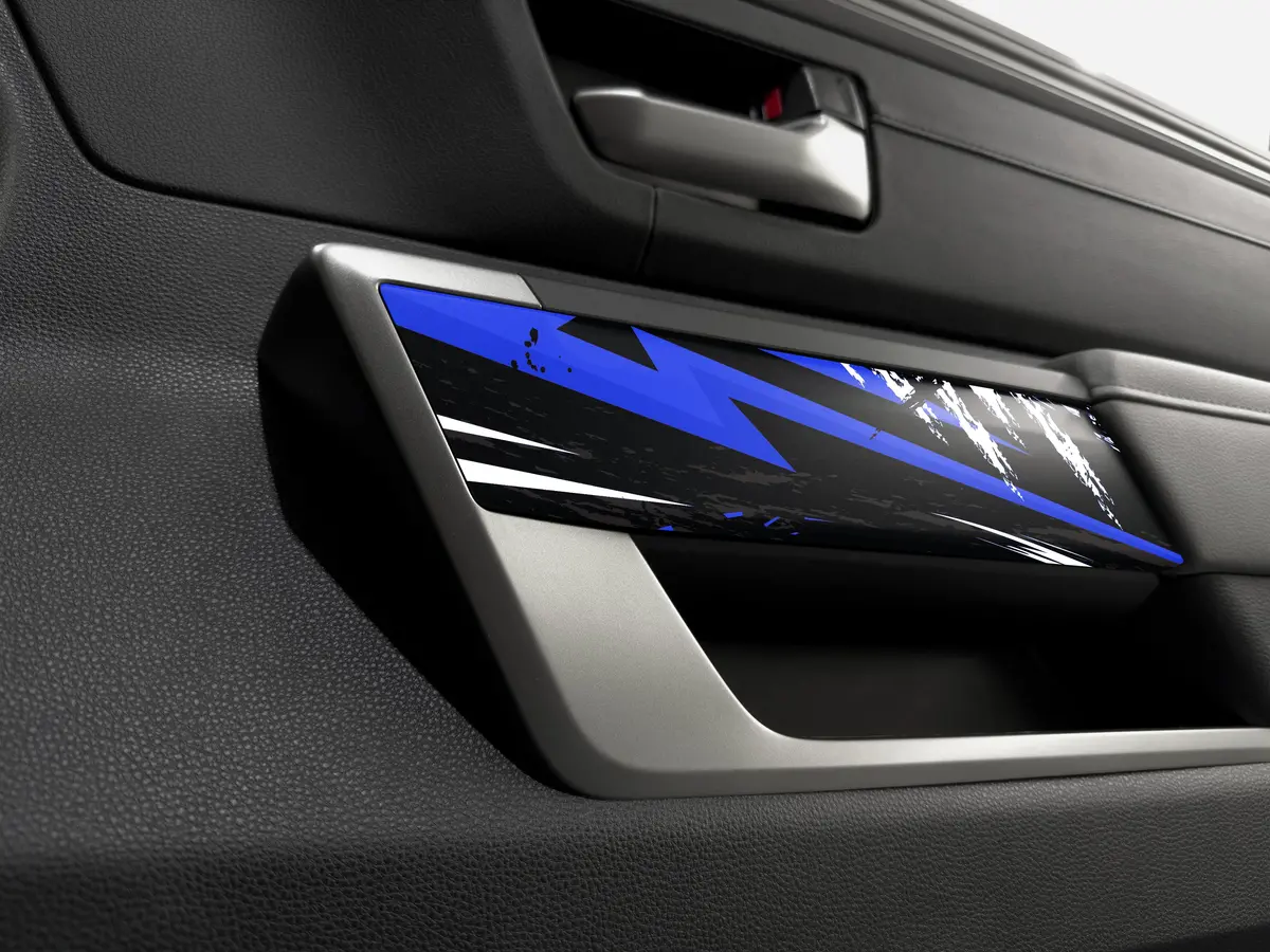 Toyota Tundra & Sequoia 2022+ Door Panel Vinyl Overlays – Set of 4, Custom Finishes - Image 7