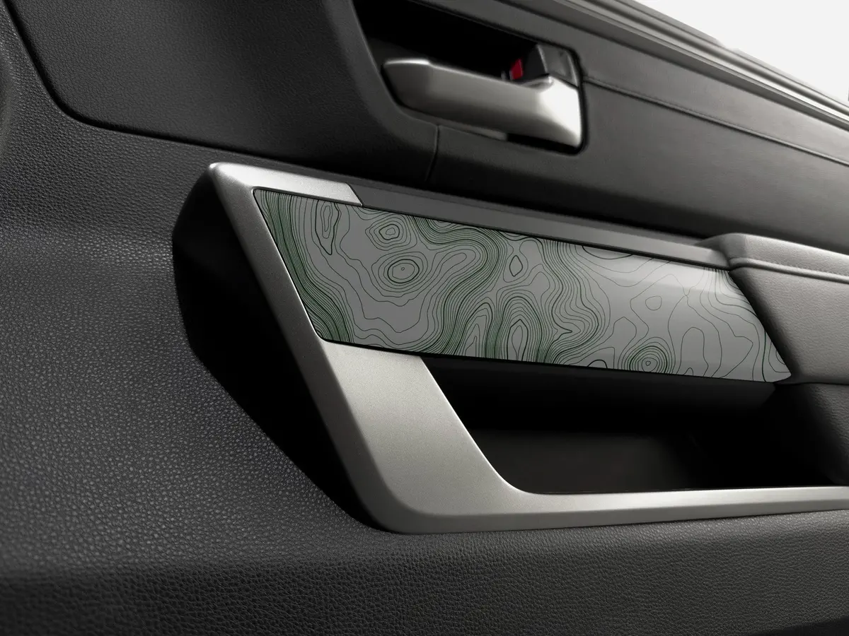 Toyota Tundra & Sequoia 2022+ Door Panel Vinyl Overlays – Set of 4, Custom Finishes - Image 8