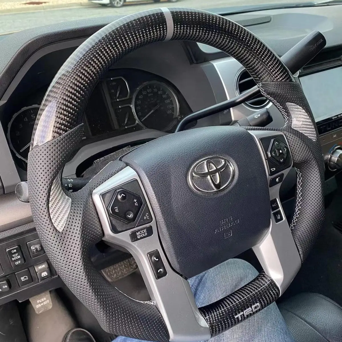 Custom 2014-2021 Tundra Tacoma 4Runner Carbon Fiber Steering Wheel |Ttd Craft 1
