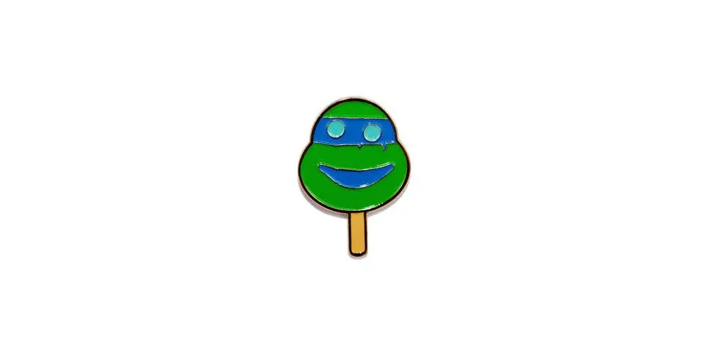 Leonardo Turtle Pop Enamel Pin 1