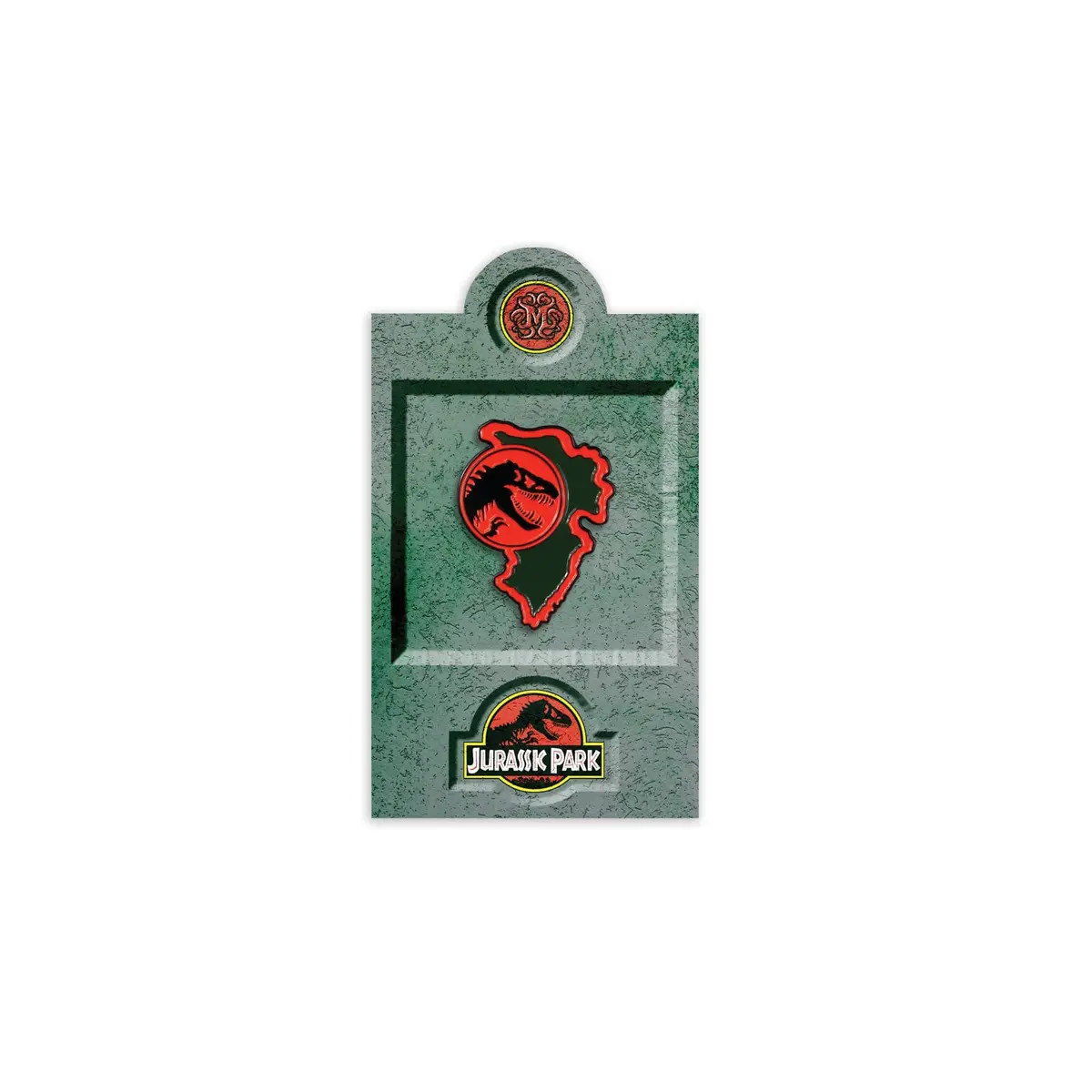 Jurassic Park – Tyrannosaurus Rex Paddock Sign Enamel Pin 1